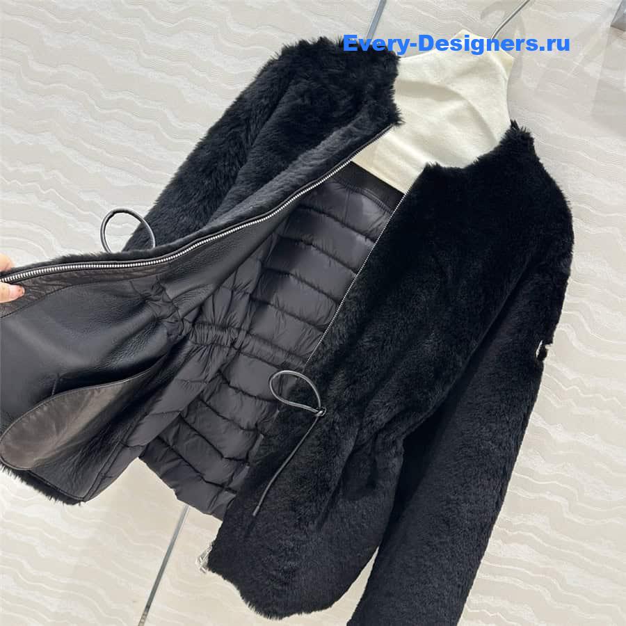 Moncler fur coat