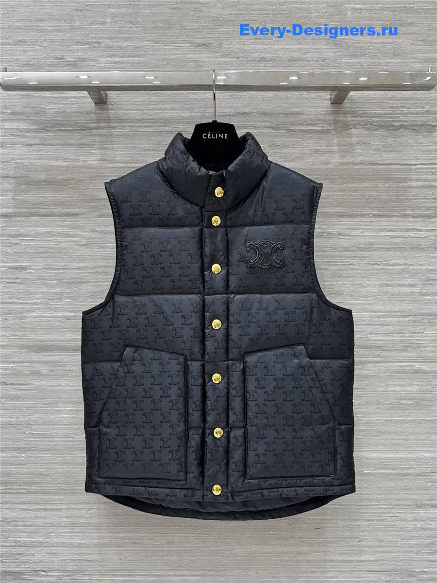 Ce1i*e quilted jacket down vest