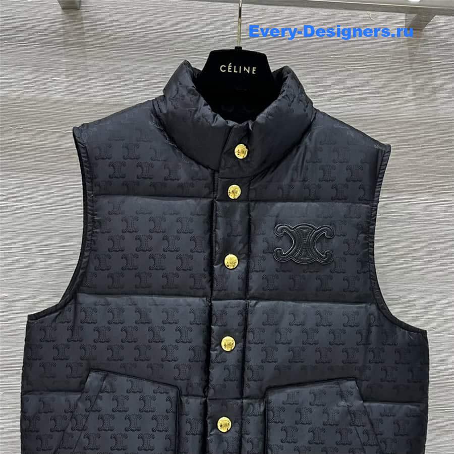 Ce1i*e quilted jacket down vest