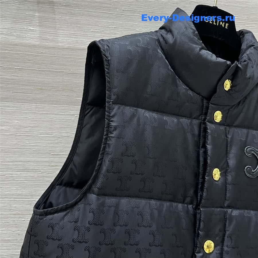 Ce1i*e quilted jacket down vest