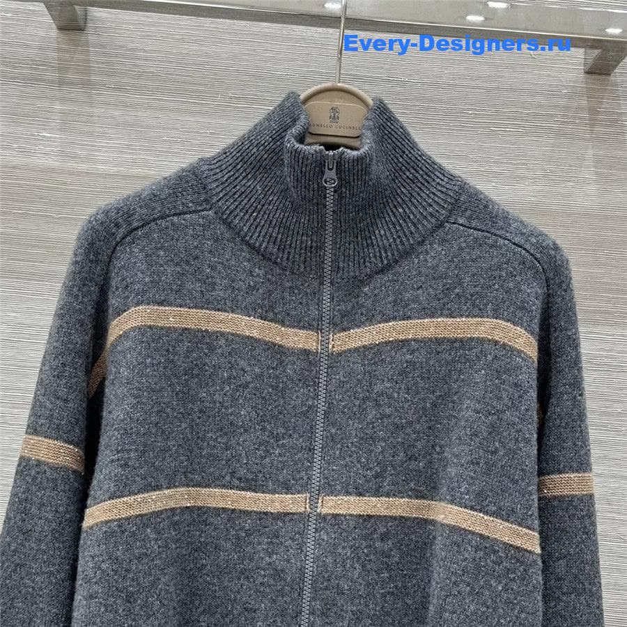 BC Cashmere Zip-Up Cardigan