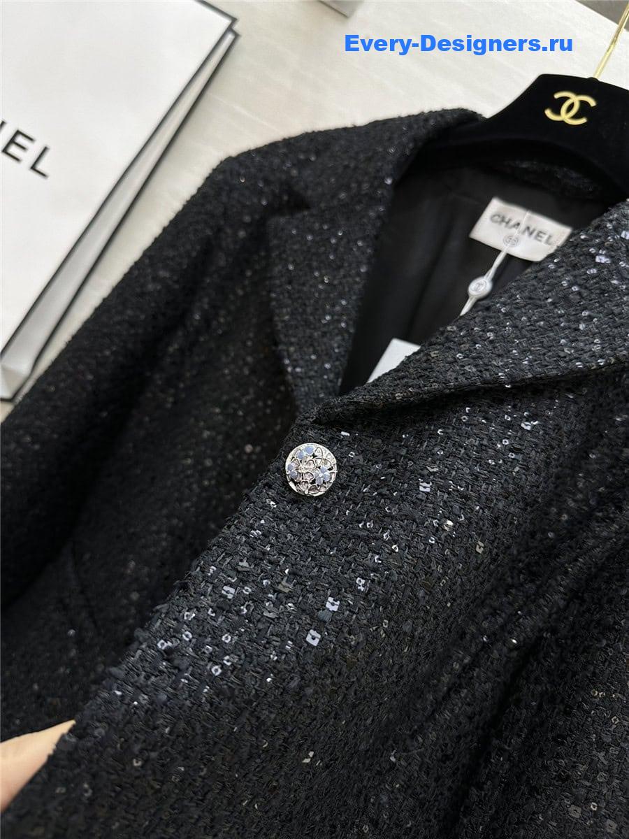 CC sequined woven jacket