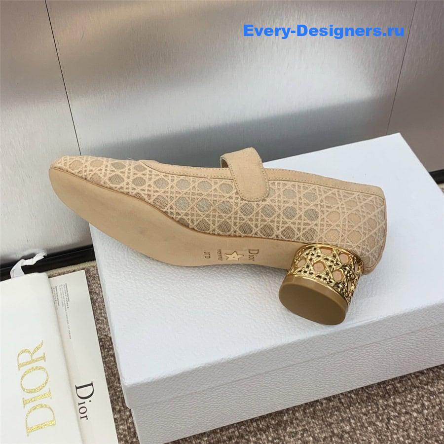 D10r mary jane nude transparent mesh pumps