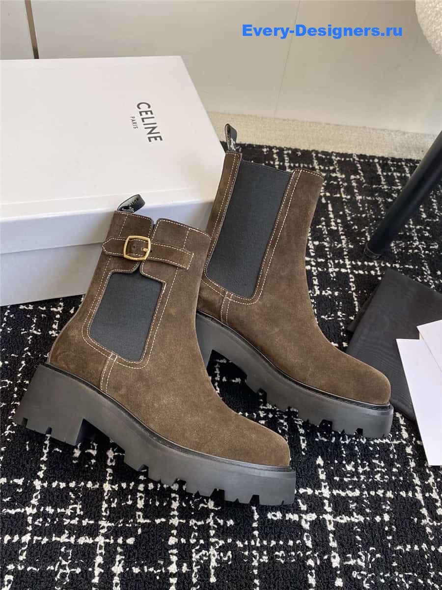 Ce1i*e suede chelsea boots for women