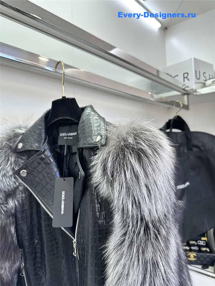 Dolce & Gabbana d&g fur coat