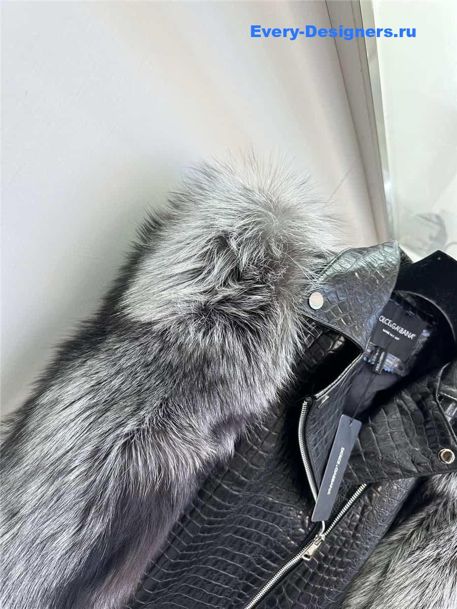 Dolce & Gabbana d&g fur coat
