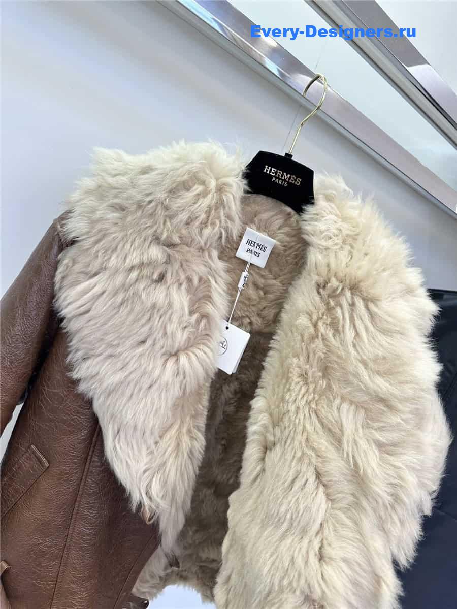 H**me5 shearling coat