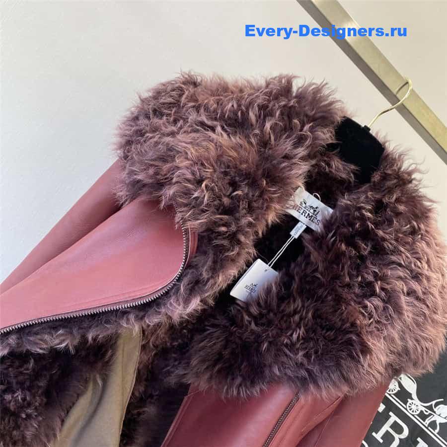 H**me5 shearling coat