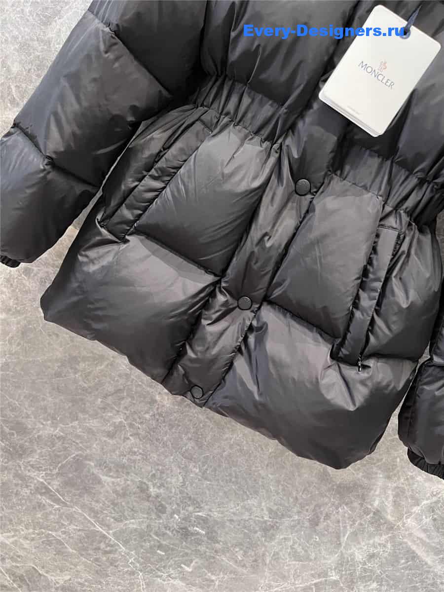 moncler large lapel down jacket
