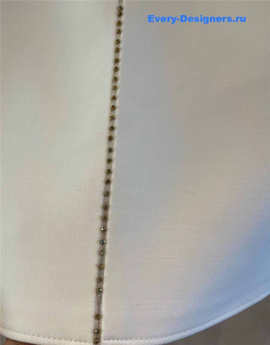 D10r silk wool hand-beaded vest