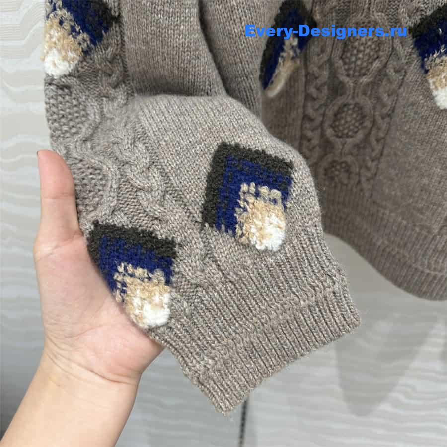CC Ski Knit Sweater Grey