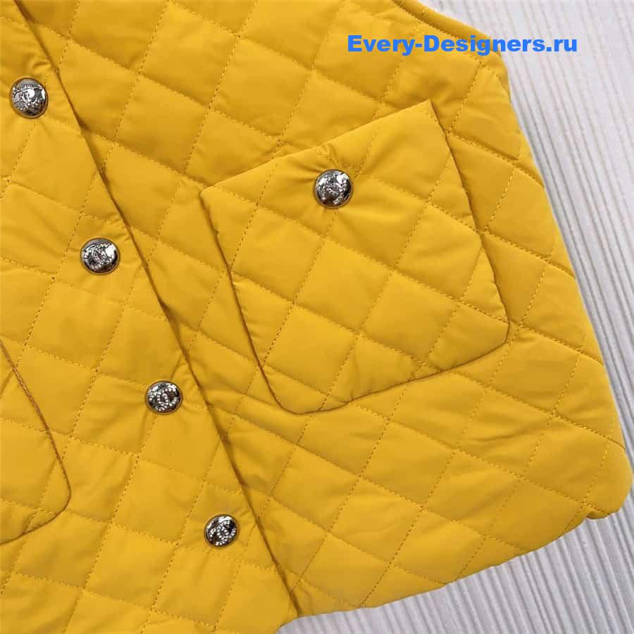 cc lambswool quilted D1am0nd vest