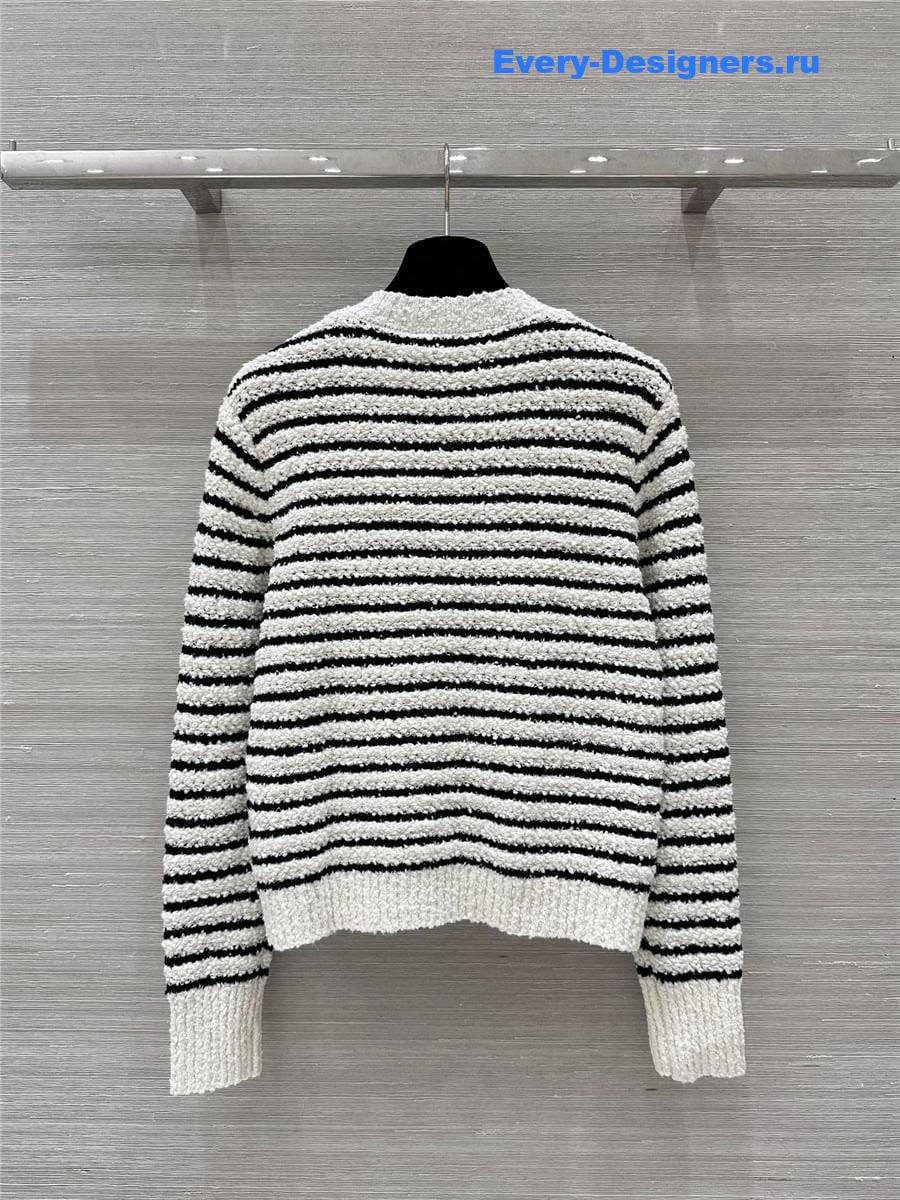 D10r striped cardigan jacket