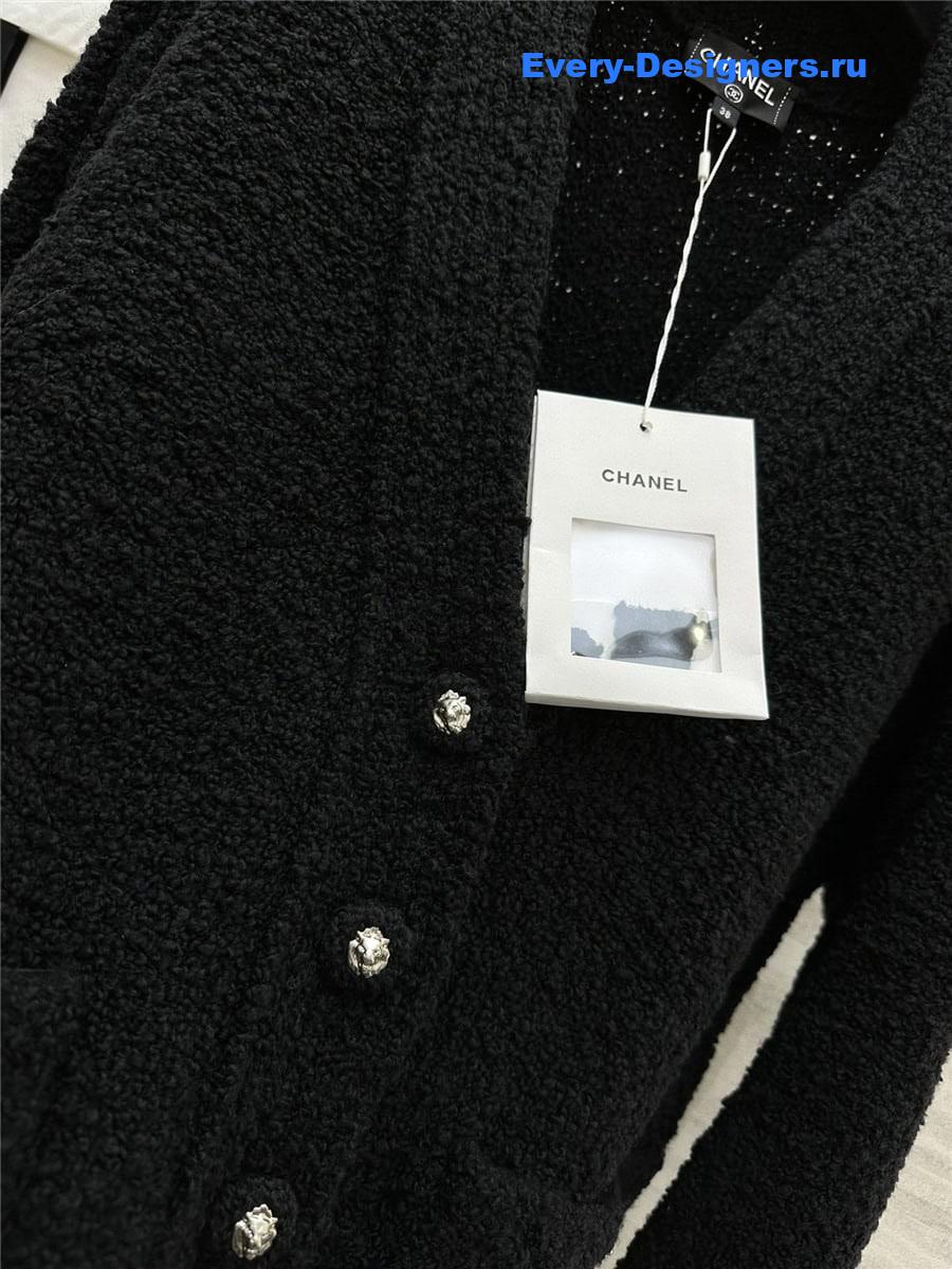 CC Wool Cashmere + Silk Cardigan