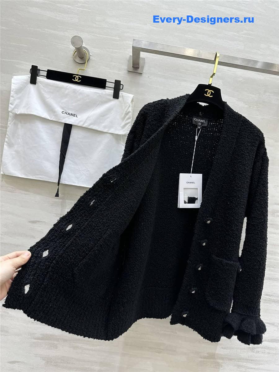 CC Wool Cashmere + Silk Cardigan