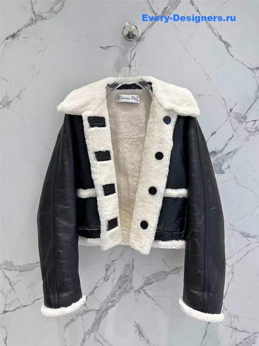 D10r double-sided sheepskin fur coat