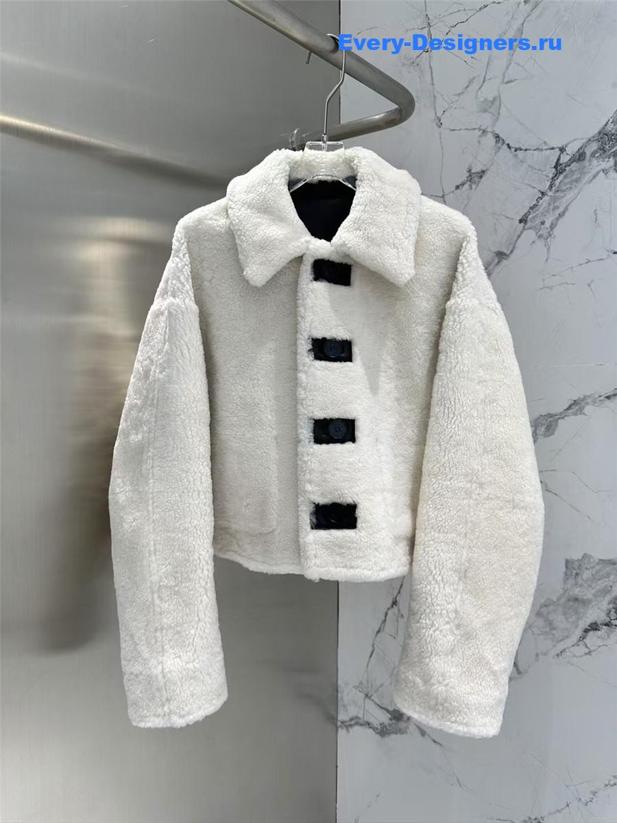 D10r double-sided sheepskin fur coat