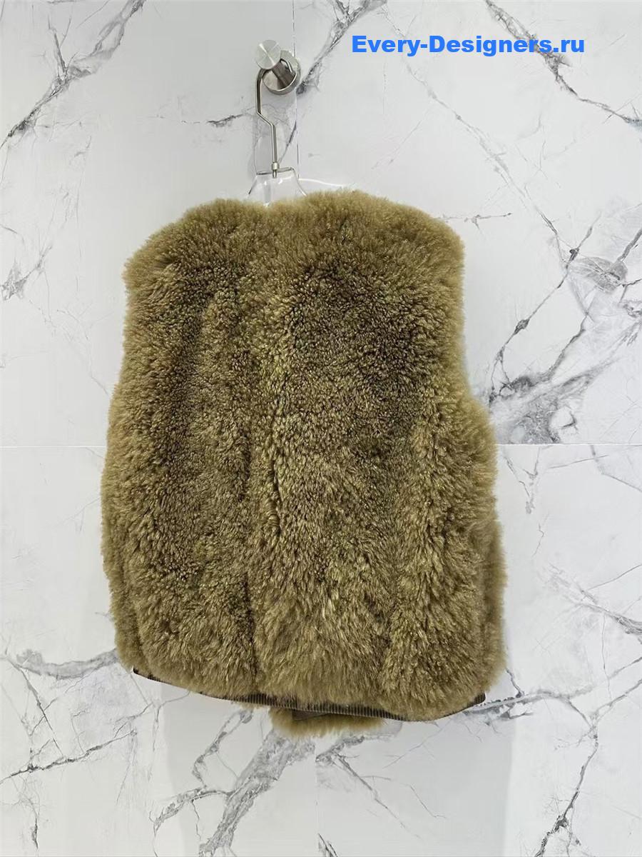 L0r0 P1ana wool and fur vest