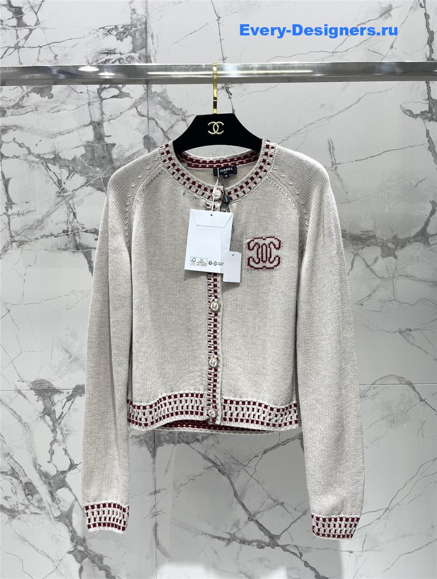 CC Logo Thread Knit Cardigan