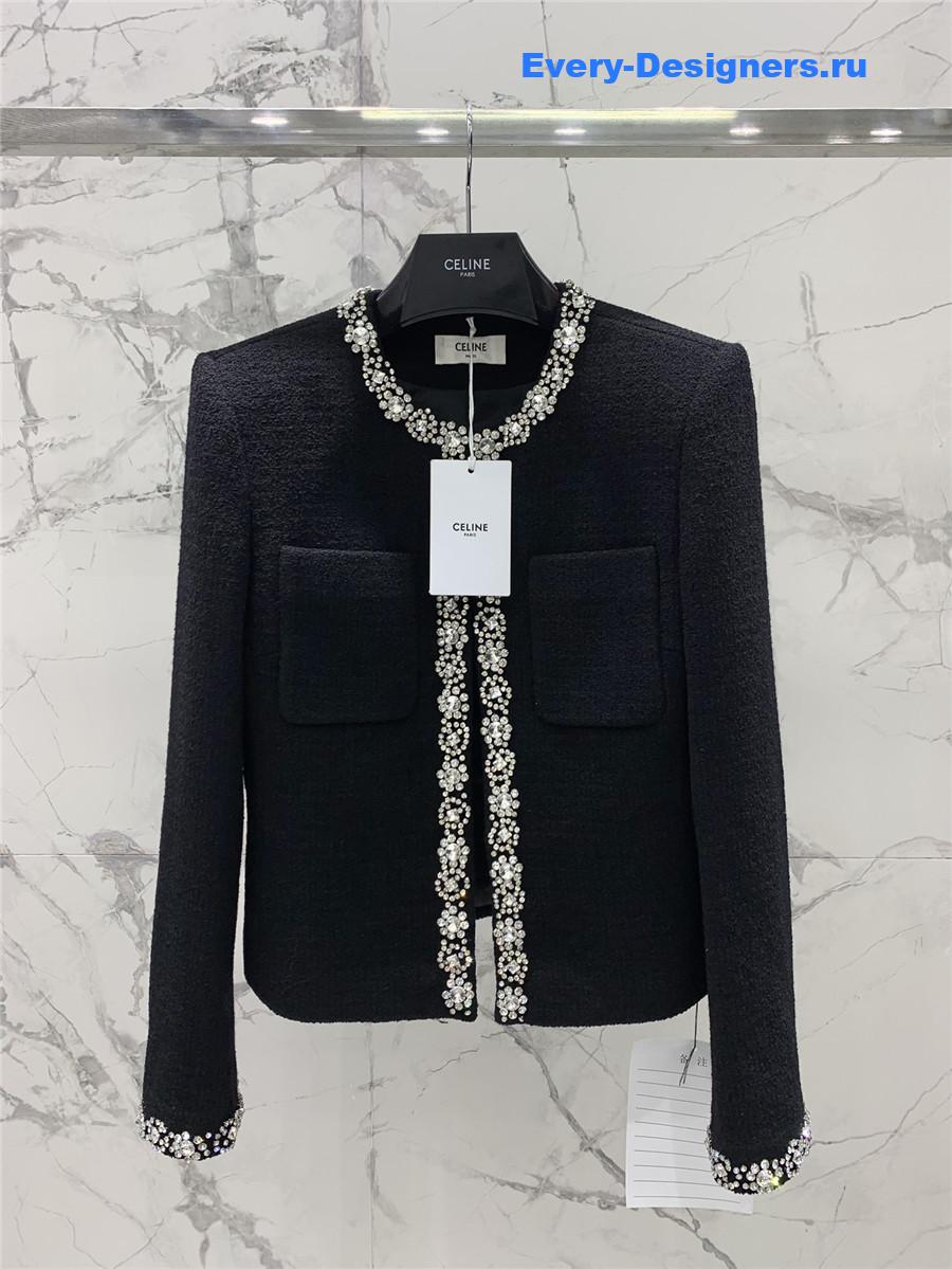ce1i*e D1am0nd collar suit