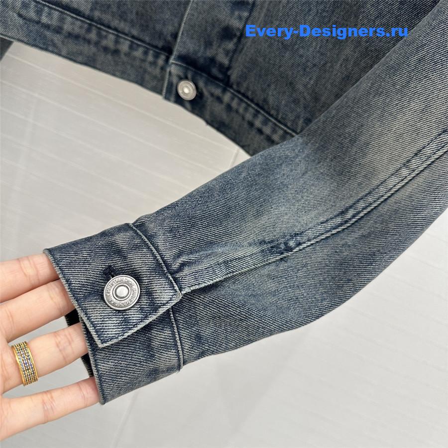 D10r monogram denim jacket small coat