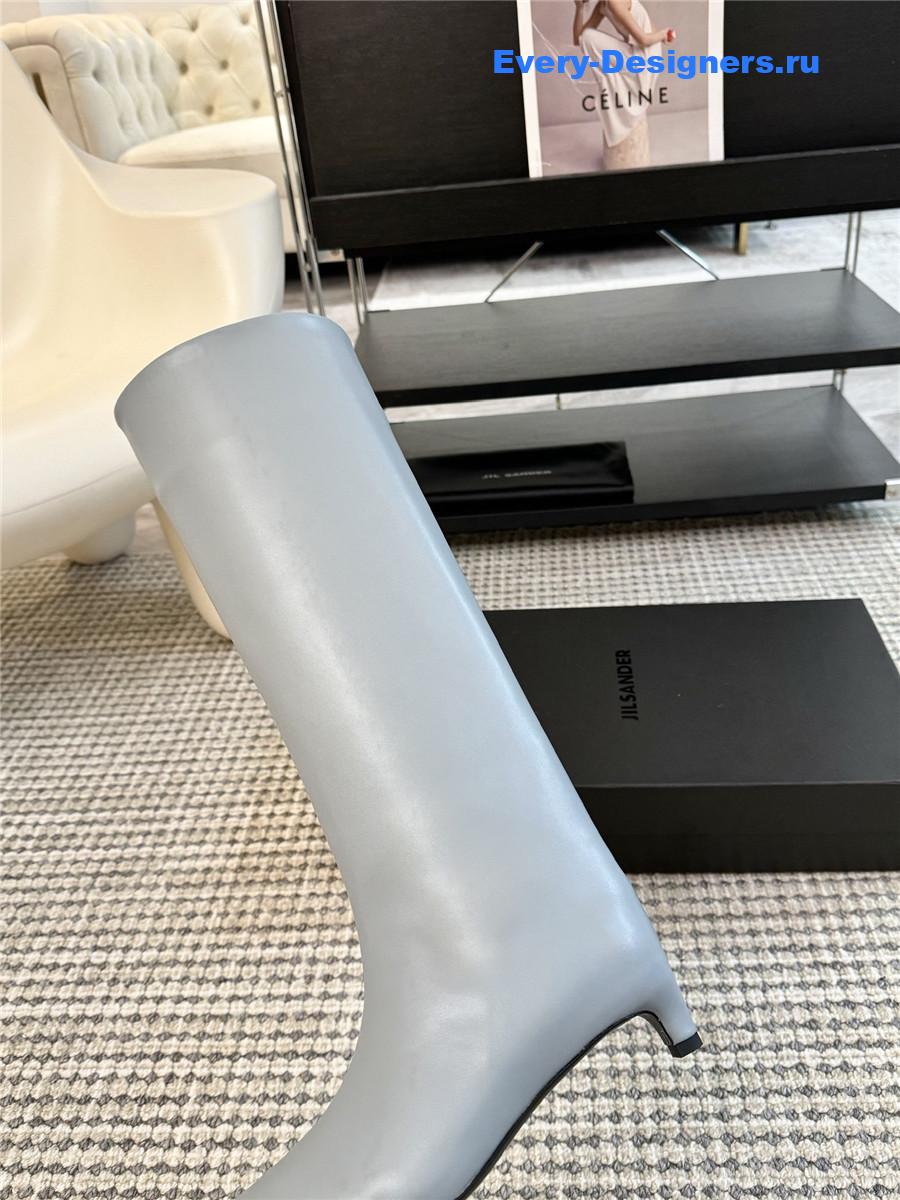 Jil Sander Kitten Heel Knee Boots