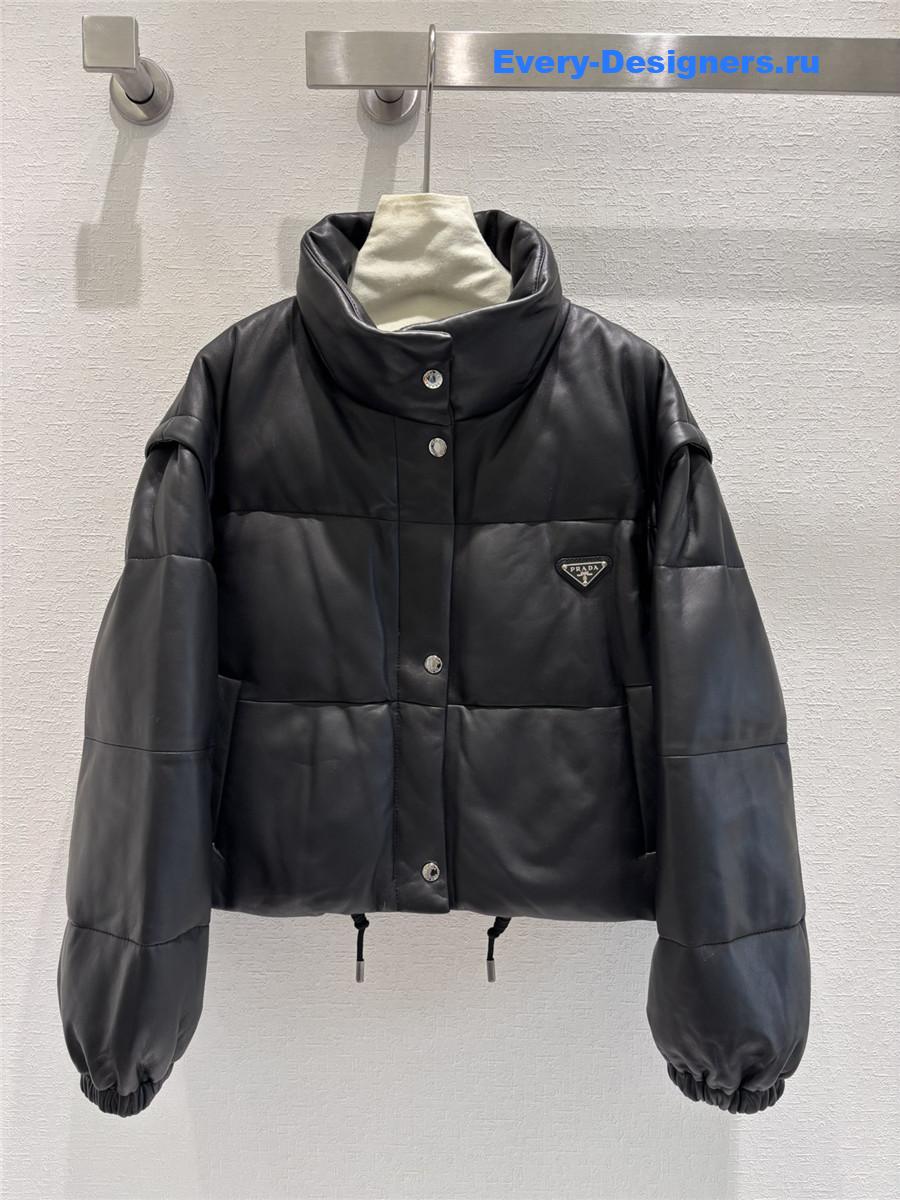 Pra*a sheepskin down jacket