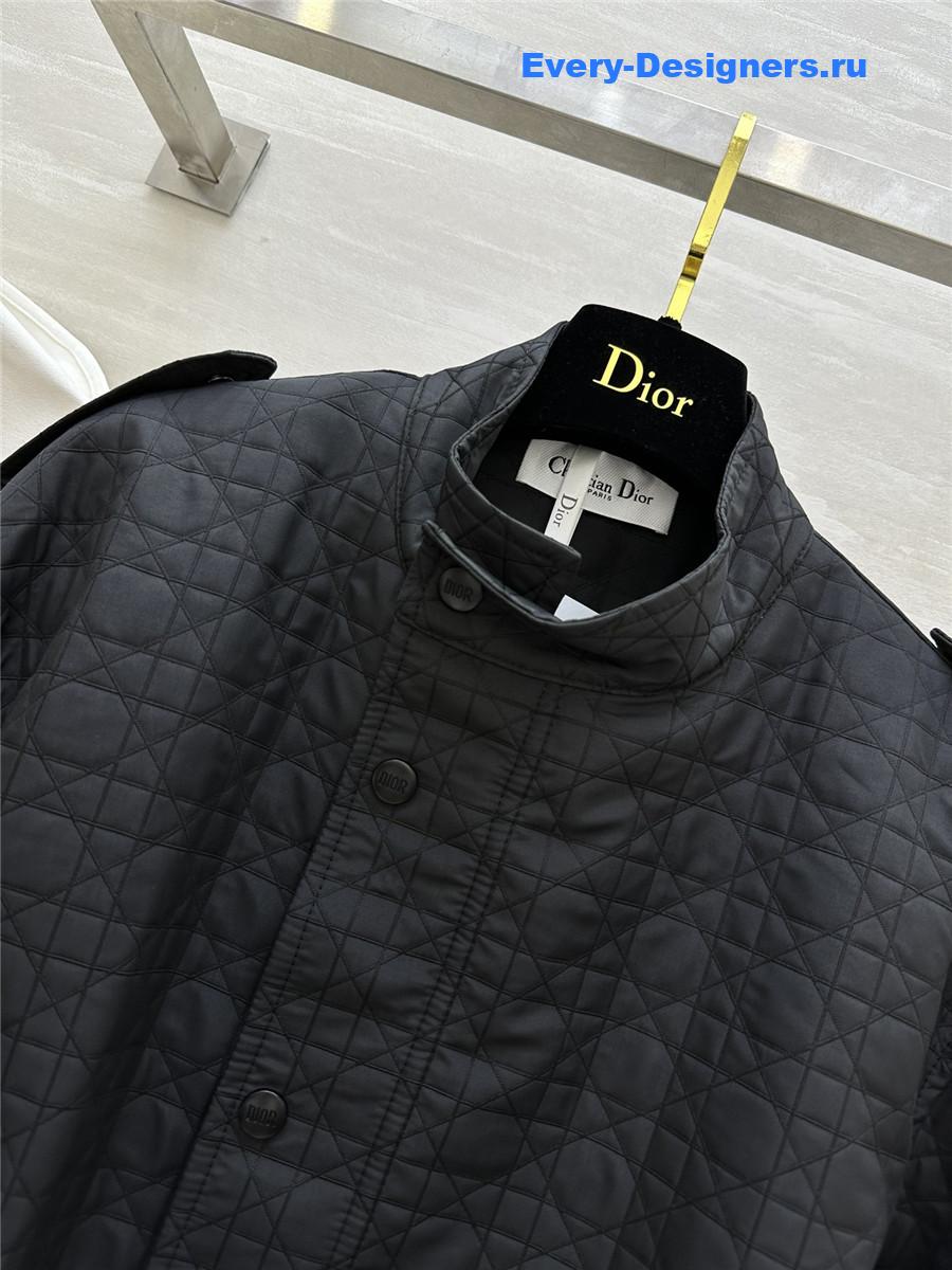 D10r drawstring waist stand collar coat