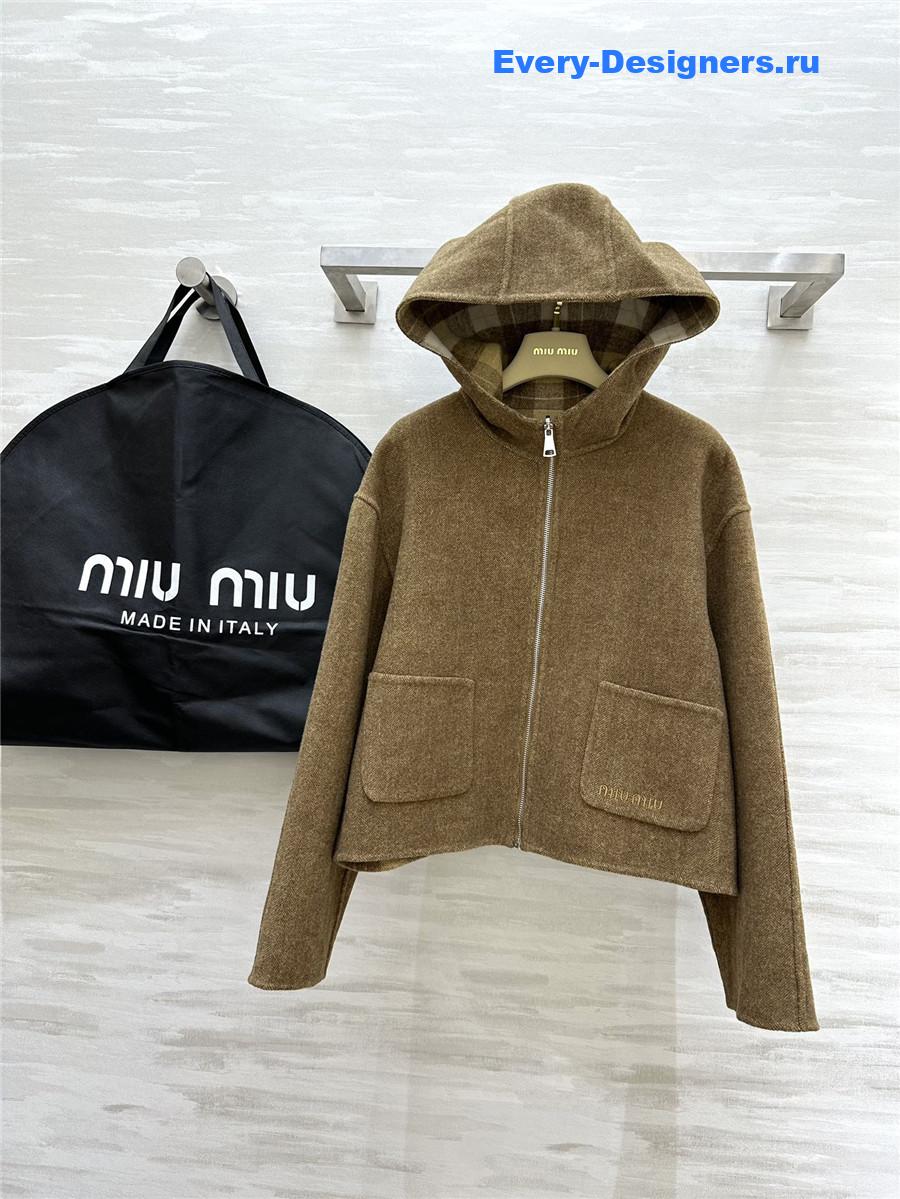 M1um1u handmade wool coat