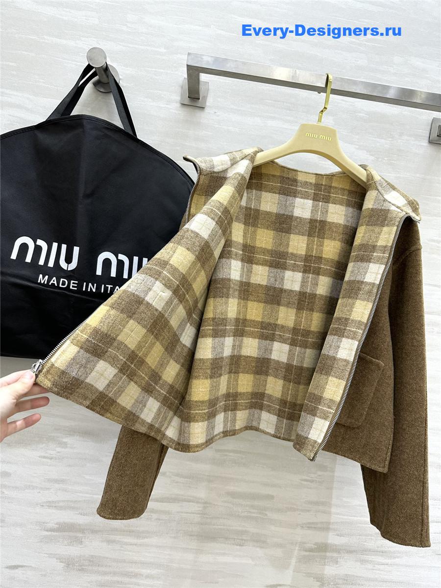 M1um1u handmade wool coat