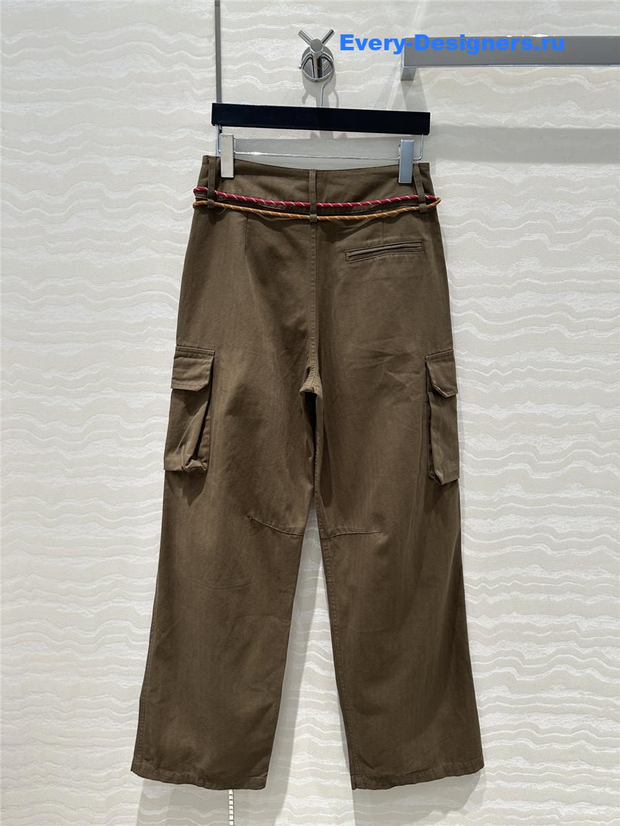 M1um1u cargo pocket straight pants