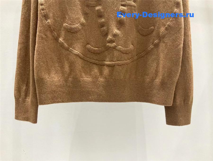 H**me5 h lift cashmere sweater brown