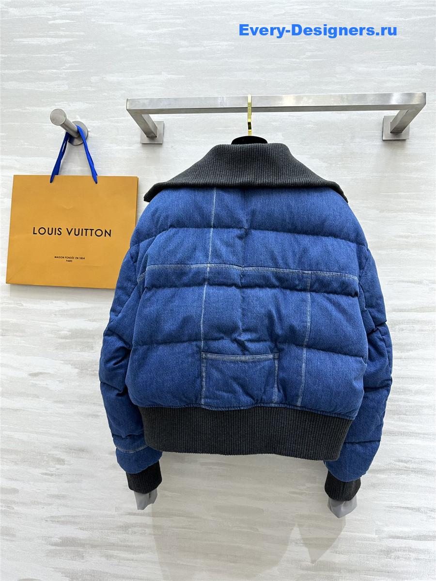 l0vis Vvtt0n lv denim jacket down coat