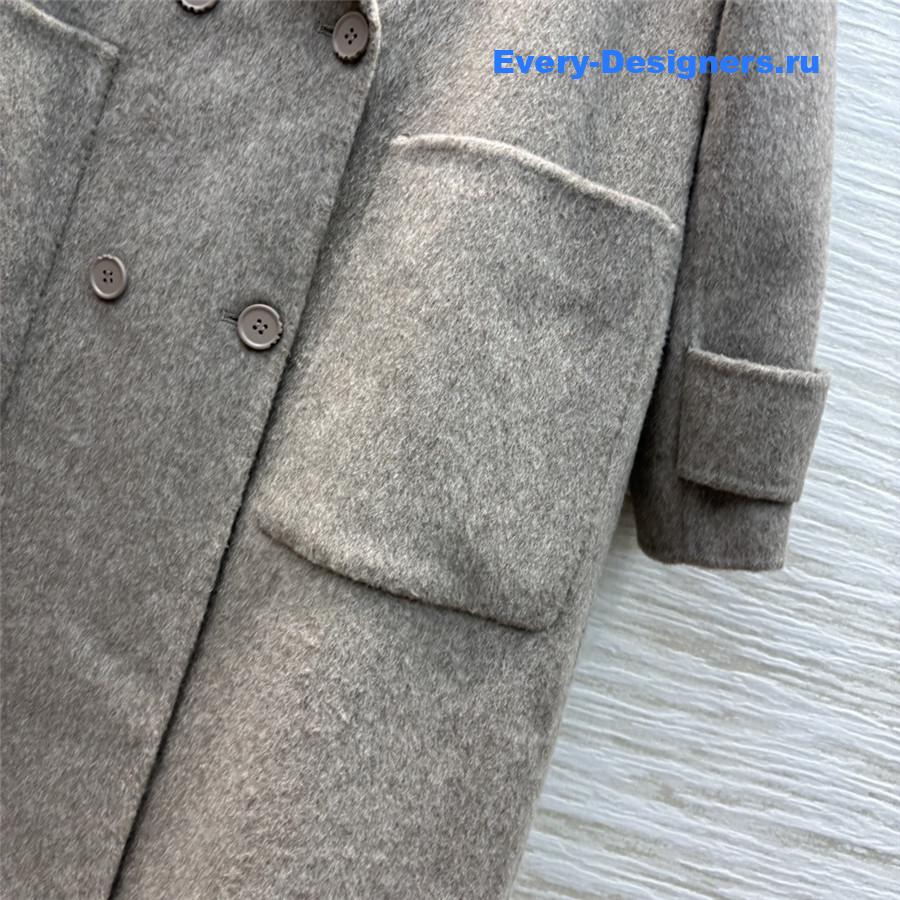 L0r0 P1ana two-piece wool coat