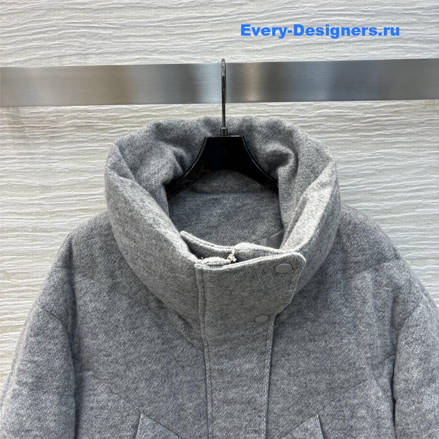 L0r0 P1ana stand collar short down jacket