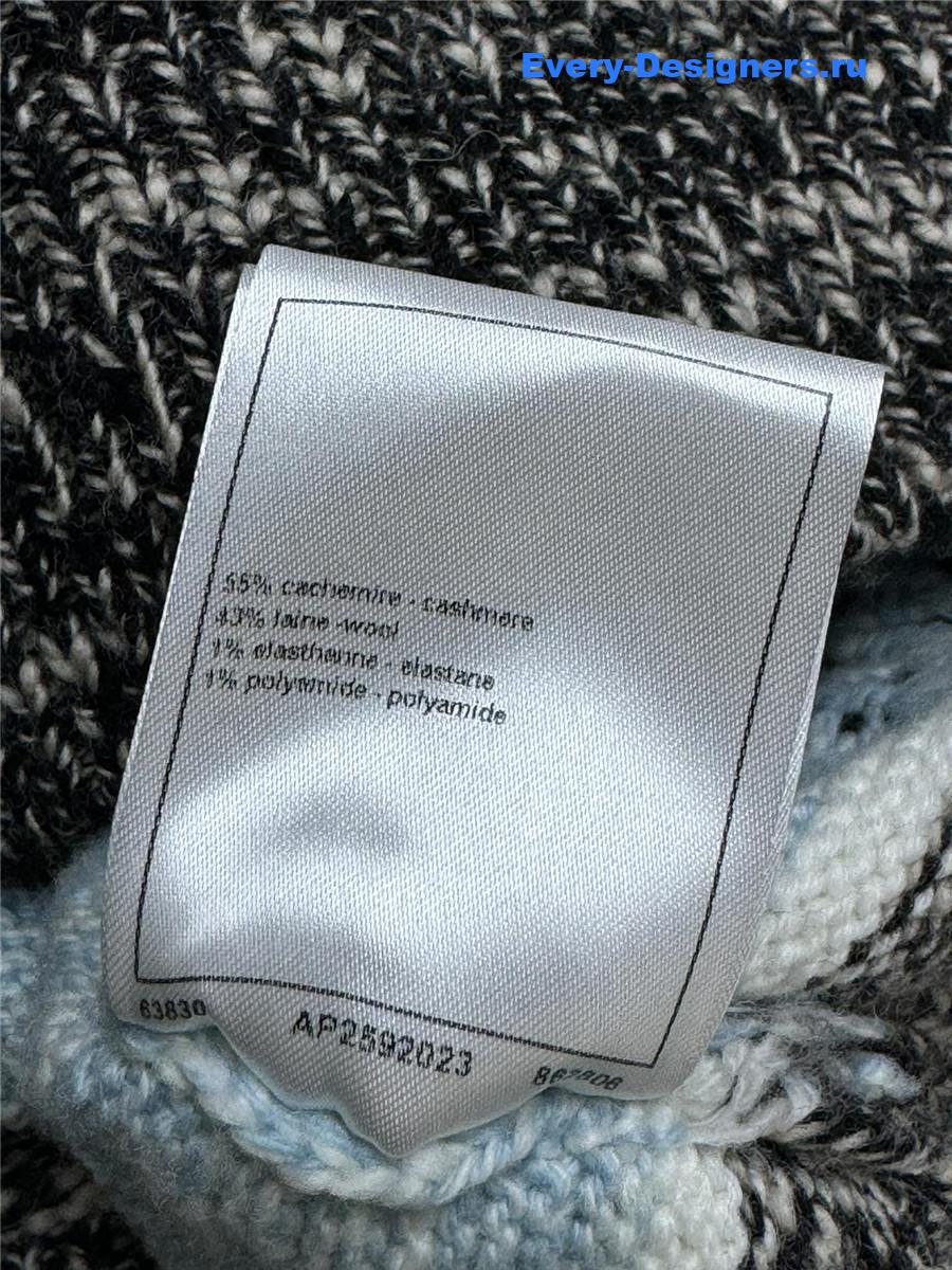 CC Snow Mountain Jacquard Sweater Grey