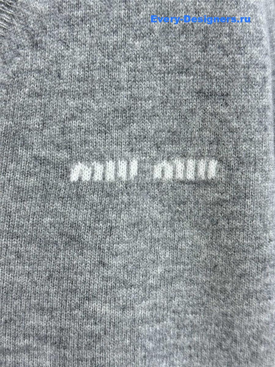 MIU MIU Atelier V-Neck Cashmere Sweater