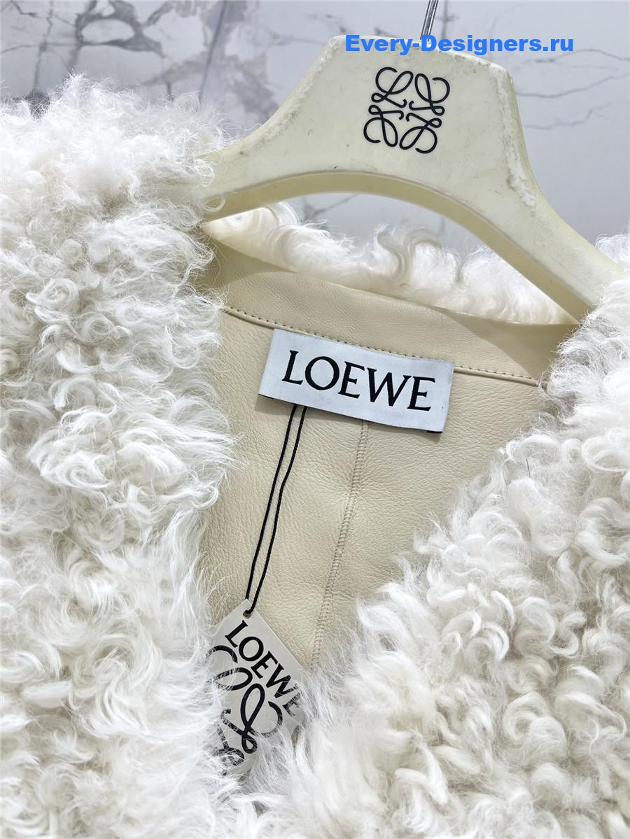 L0ew* shearling fur coat