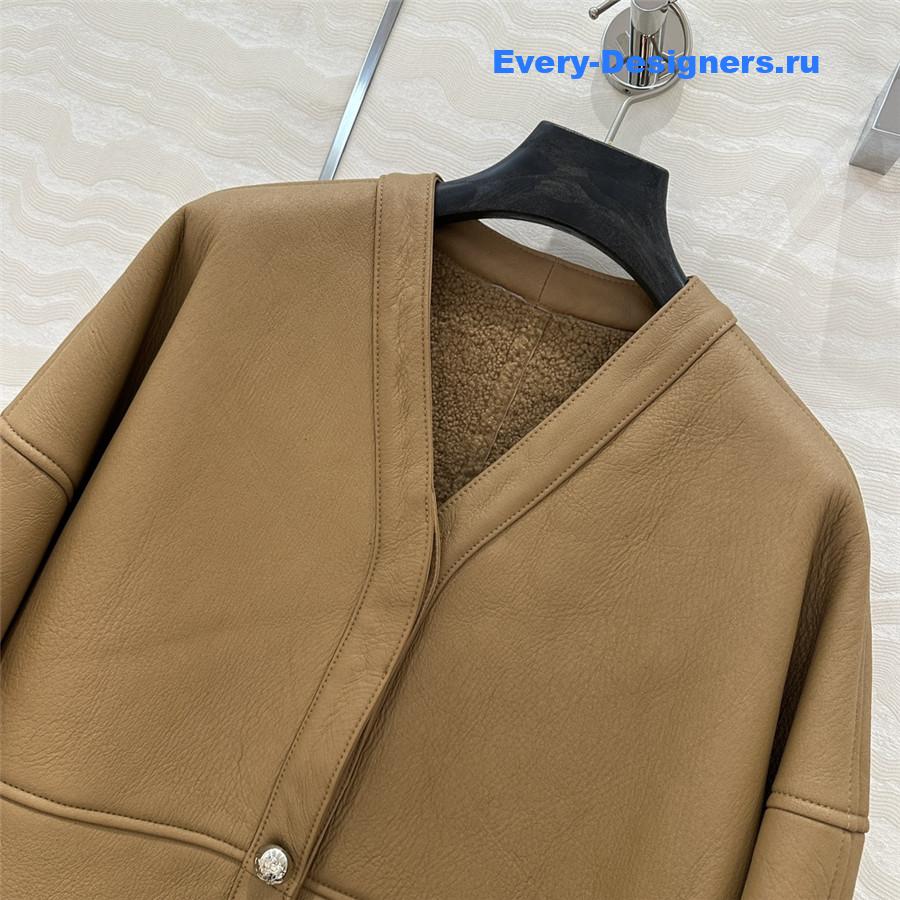 L0ew* lamb fur coat