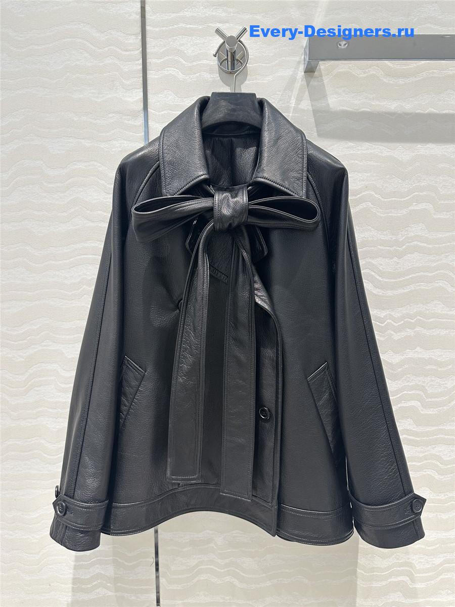 L0ew* leather jacket