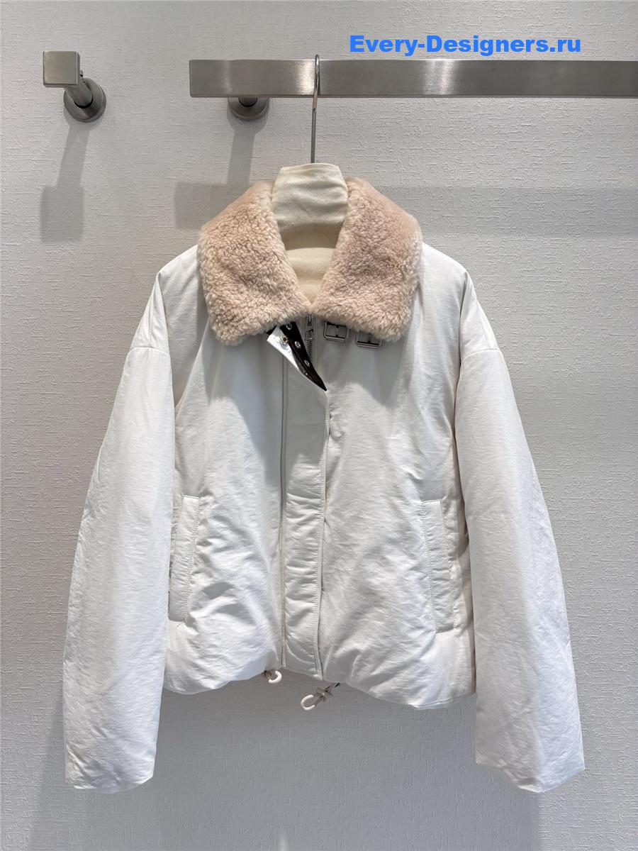 L0ew* fur collar down coat