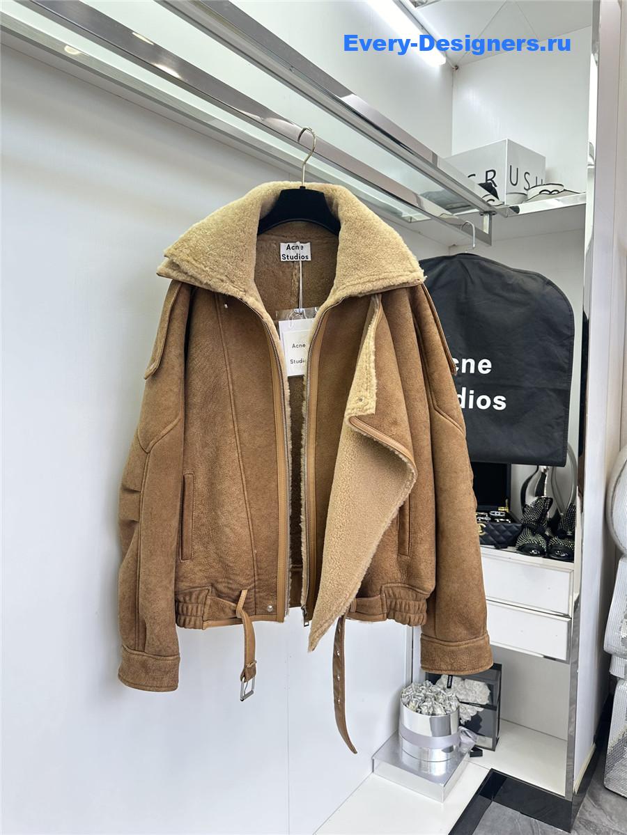 Acne studios shearling coat