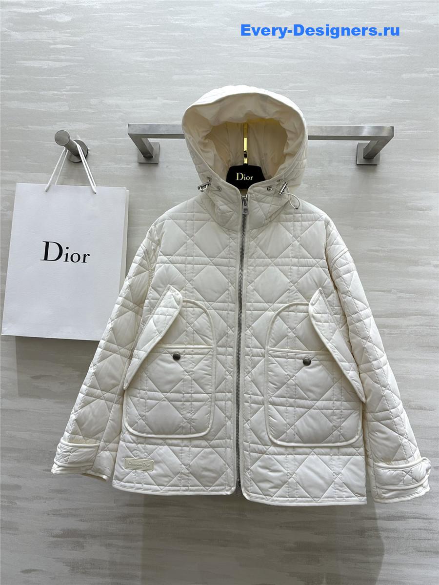 D10r quilted hooded jacket