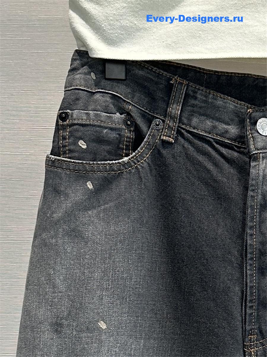 Acne studios high-rise wide-leg jeans
