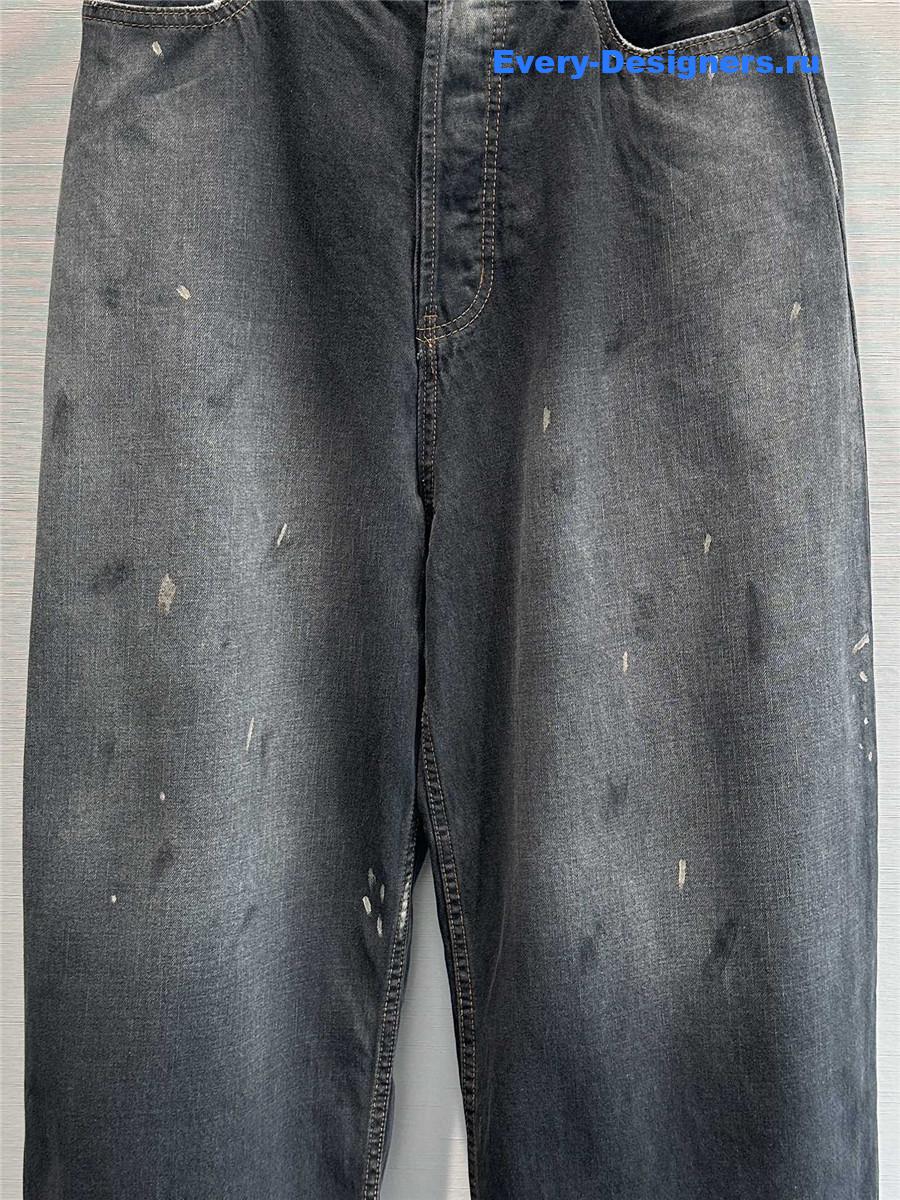 Acne studios high-rise wide-leg jeans