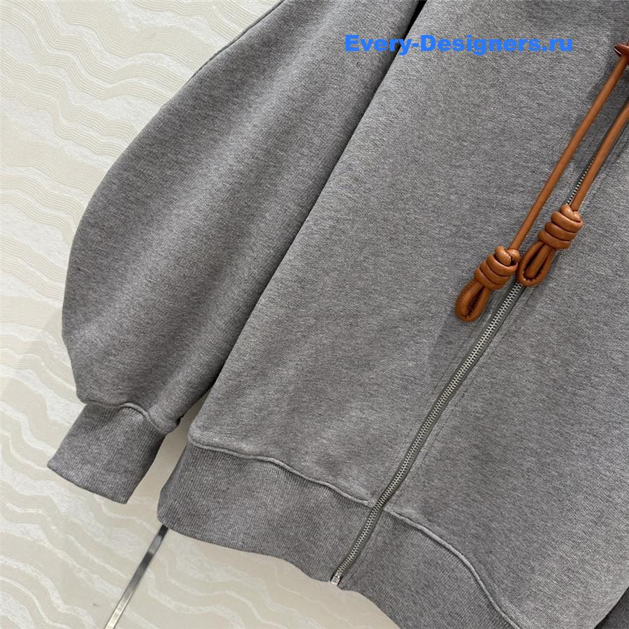 L0ew* flamenco hoodie in grey