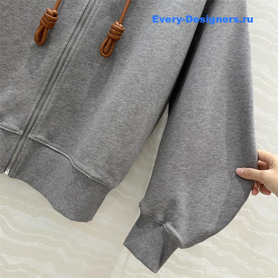 L0ew* flamenco hoodie in grey