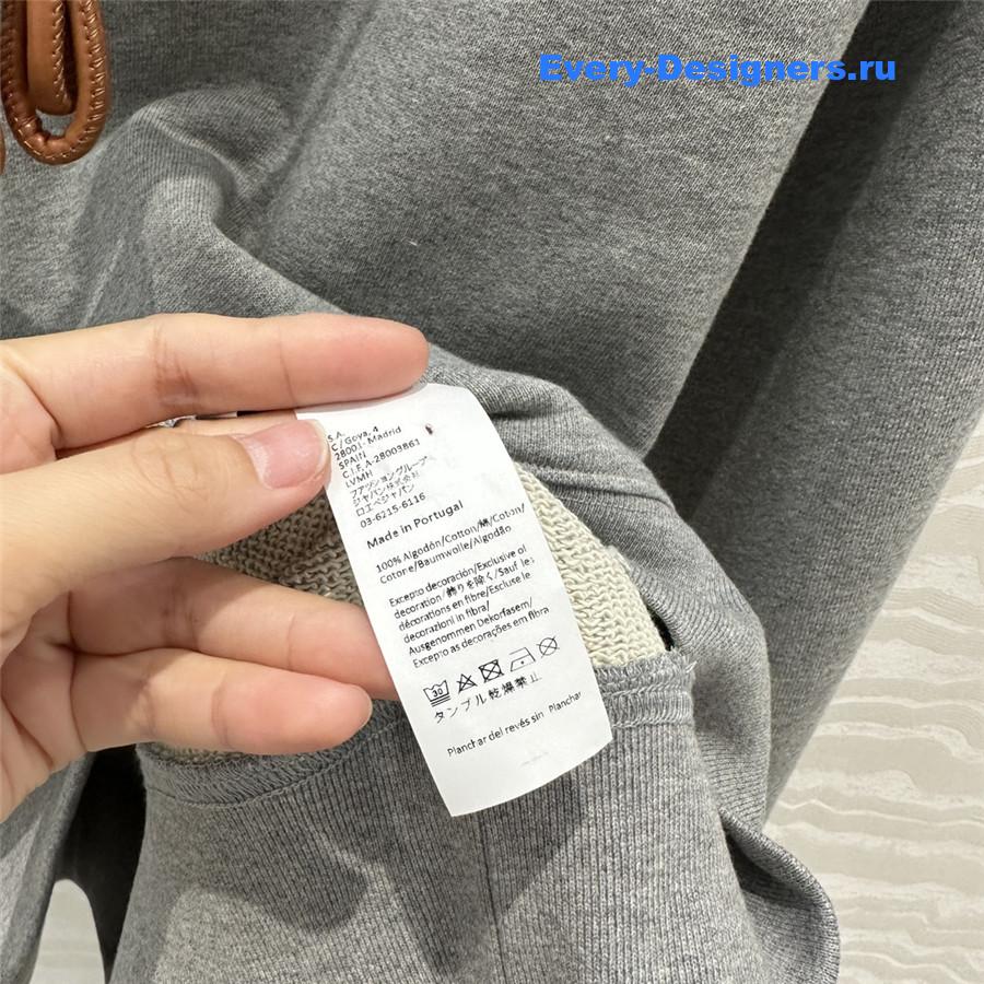 L0ew* flamenco hoodie in grey