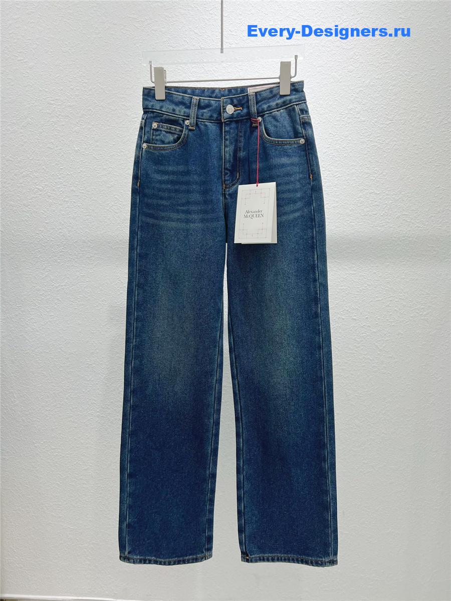a1exa*der Mcqv*en straight jeans