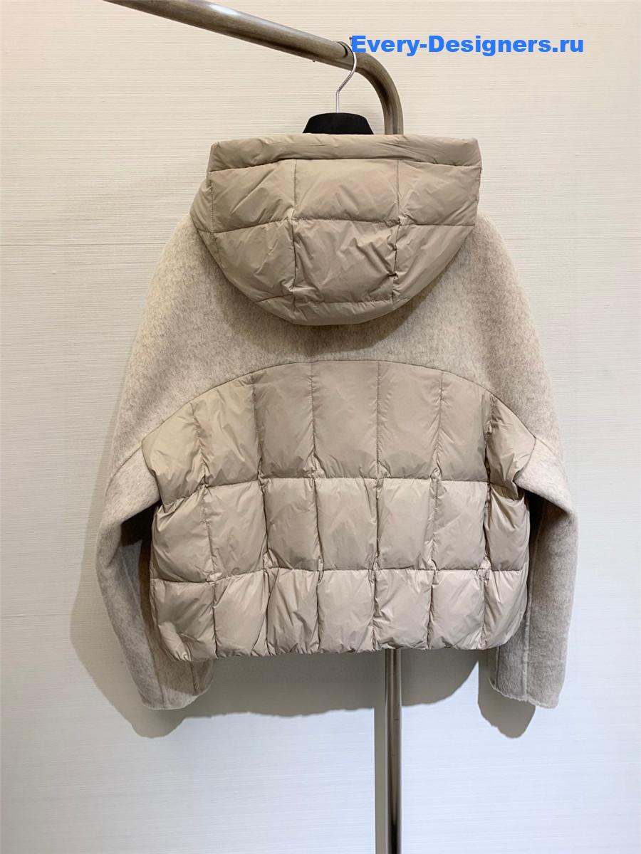 BC down hooded fleece jacket